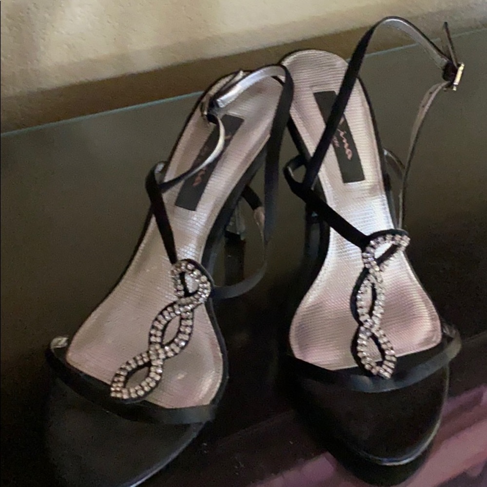 Black Slingback dressy heels
